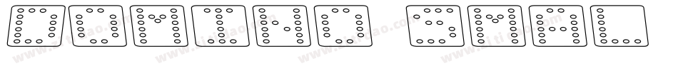 Domino smal kursiv字体转换